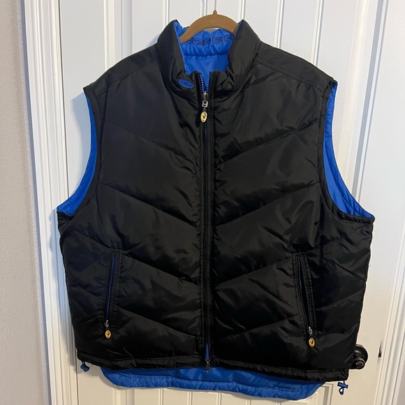 #3280. Roper Range Gear Insulated Reversible Black/Blue Vest. Men's Size XXL - Picture 1 of 16